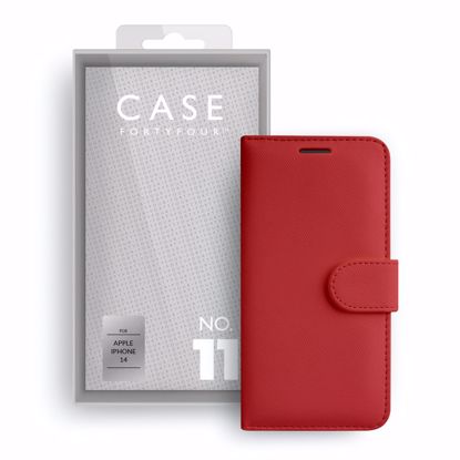 Picture of Case FortyFour Case FortyFour No.11 for Apple iPhone 14 in Cross Grain Red