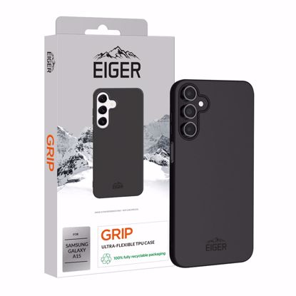 Picture of Eiger Eiger Grip Case for Samsung Galaxy A15 in Black